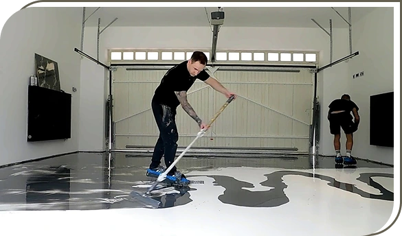 metalic epoxy flooring