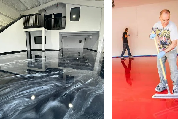quarts epoxy floorings